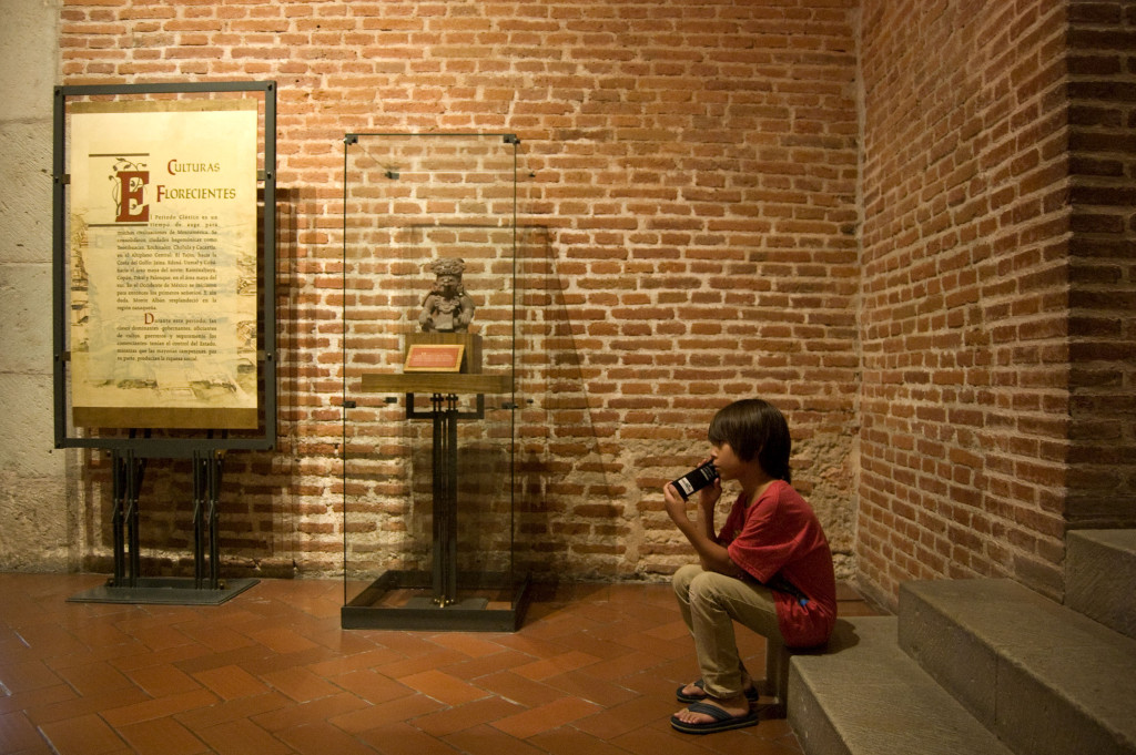 oaxaca-museum-joaquin-listening-to-audio-guide